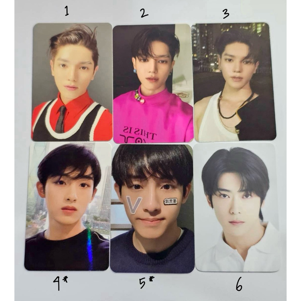 [OFFICIAL] NCT 127 WAYV Taeyong Jaehyun Winwin Photocard PC Sticker Favorite bum ครบรอบ 3 ปี photose