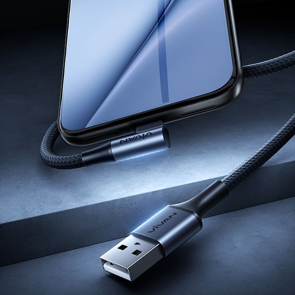 Vivan VK90-AC100 USB-C Gaming Data Cable 100CM Type C Cable Gamer Original - อย่างเป็นทางการรับประกั