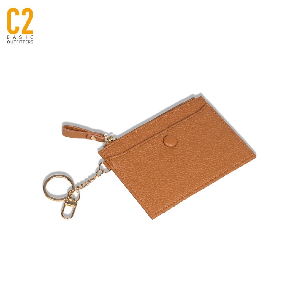 C2 Imelda Brown Card Wallet - กระเป๋าสตางค์ผู้หญิง