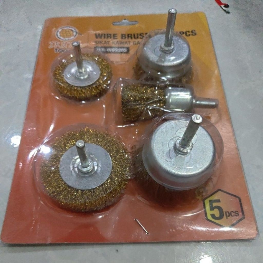 IKURA ชุดแปรงเจาะ 5 ชิ้น Handle / IKURA ชุดแปรง 5 ชิ้น