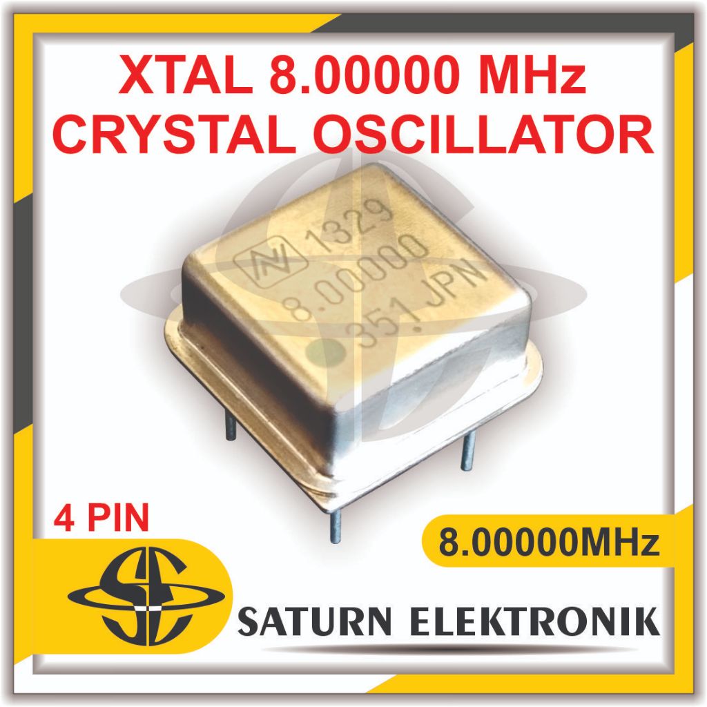 XTAL 8.00000 MHz CRYSTAL OSCILLATOR 4 PIN