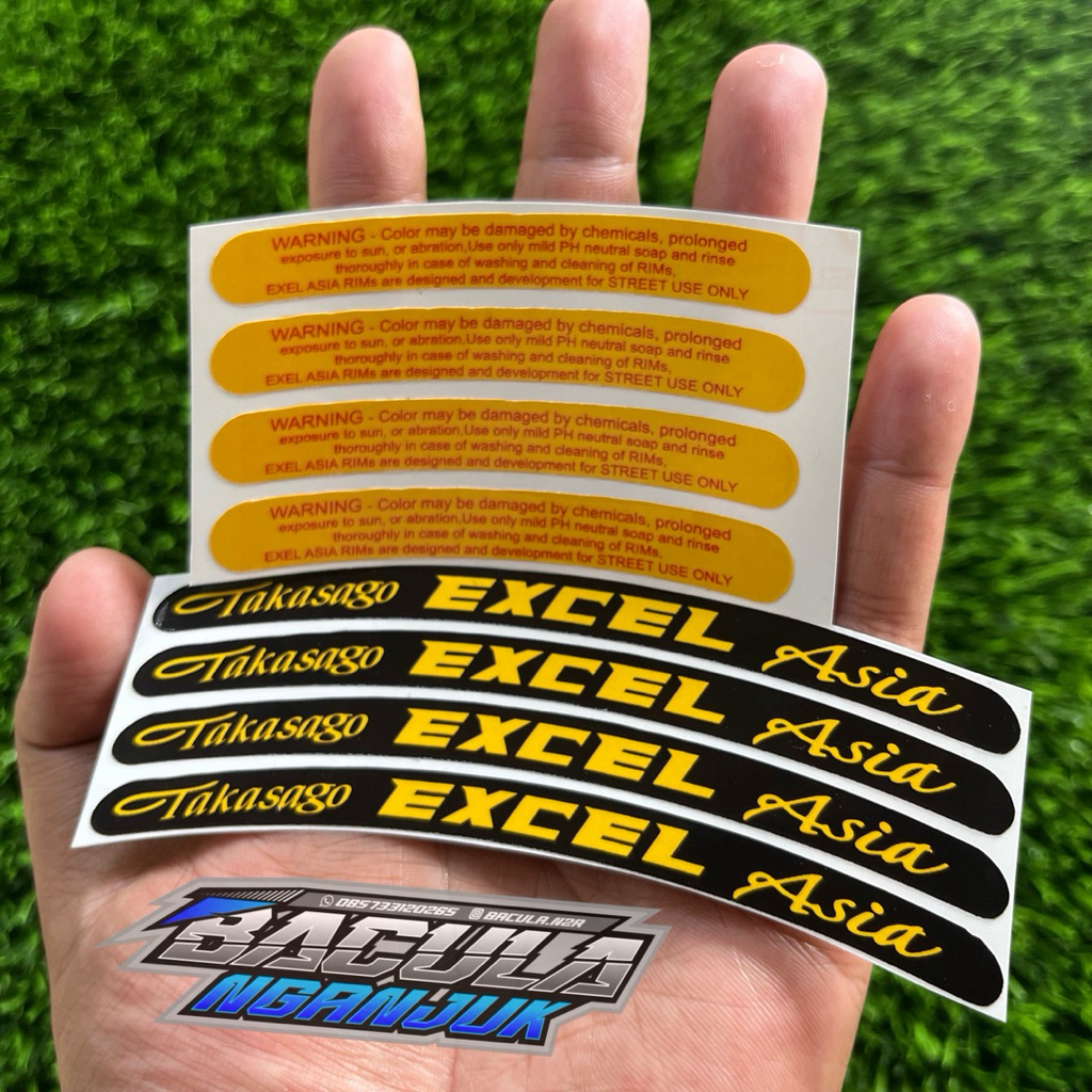 สติ๊กเกอร์ขอบ TAKASAGO EXCEL ASIA