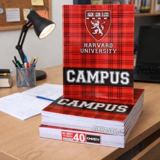 1PACK 10 BUKU TULIS CAMPUS BOXY 40LEMBAR TEBAL TIDAK MUDAH TEMBUS Amennaa Stationery