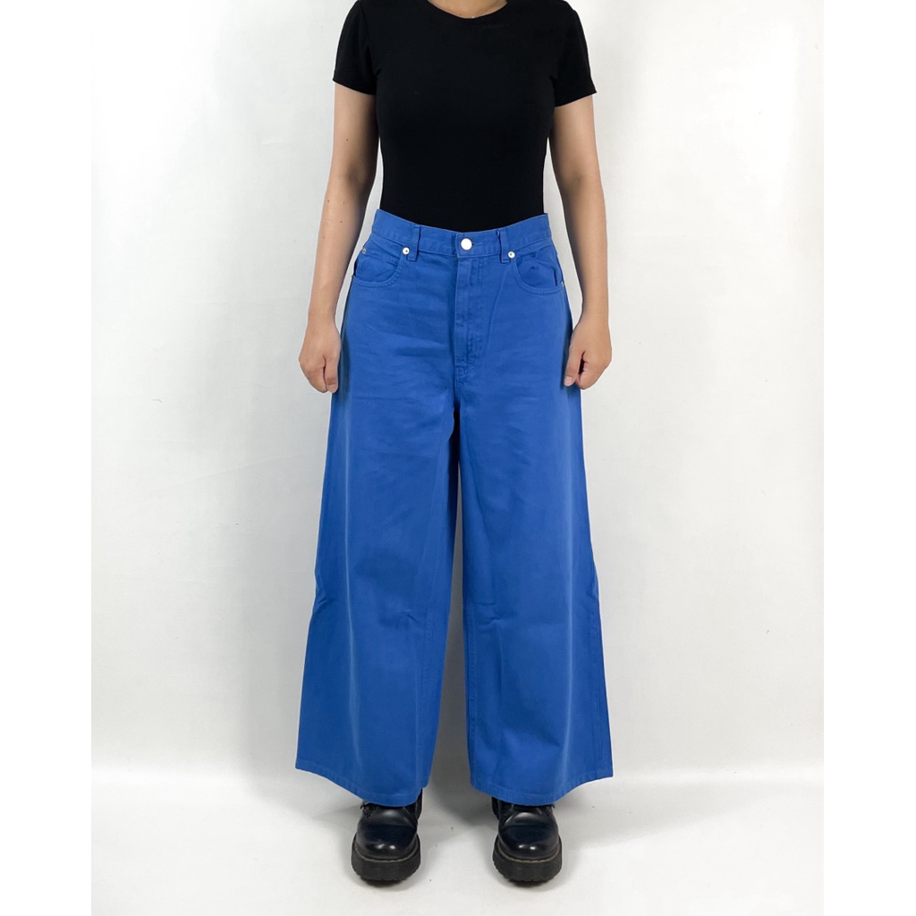 กางเกงยีนส์ผู้ชาย LONG K8 UNQ MRNI BAGGY JEANS STRAIGHT FIT