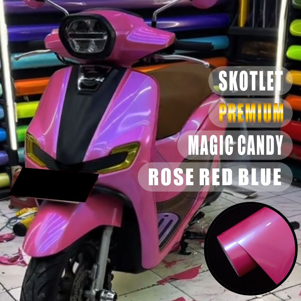 Magic Candy Rose Red Magic Orchid Scotlite Magic Candy Rose Red Magic Orchid สติกเกอร์ [METER]