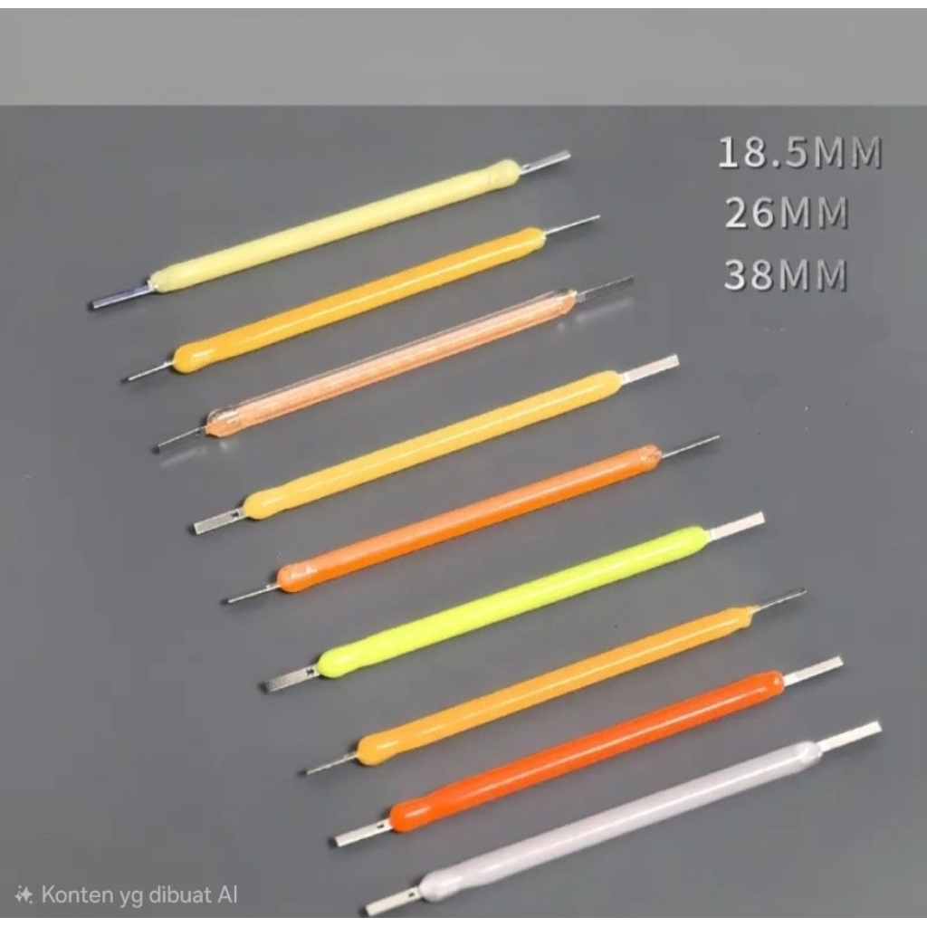 3V LED Filament 18.5 มม., 26 มม., 38 มม