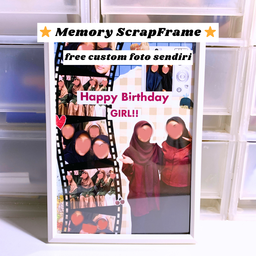 MEMORY SCRAP FRAME กรอบ SCRAPBOOK แบบกําหนดเอง