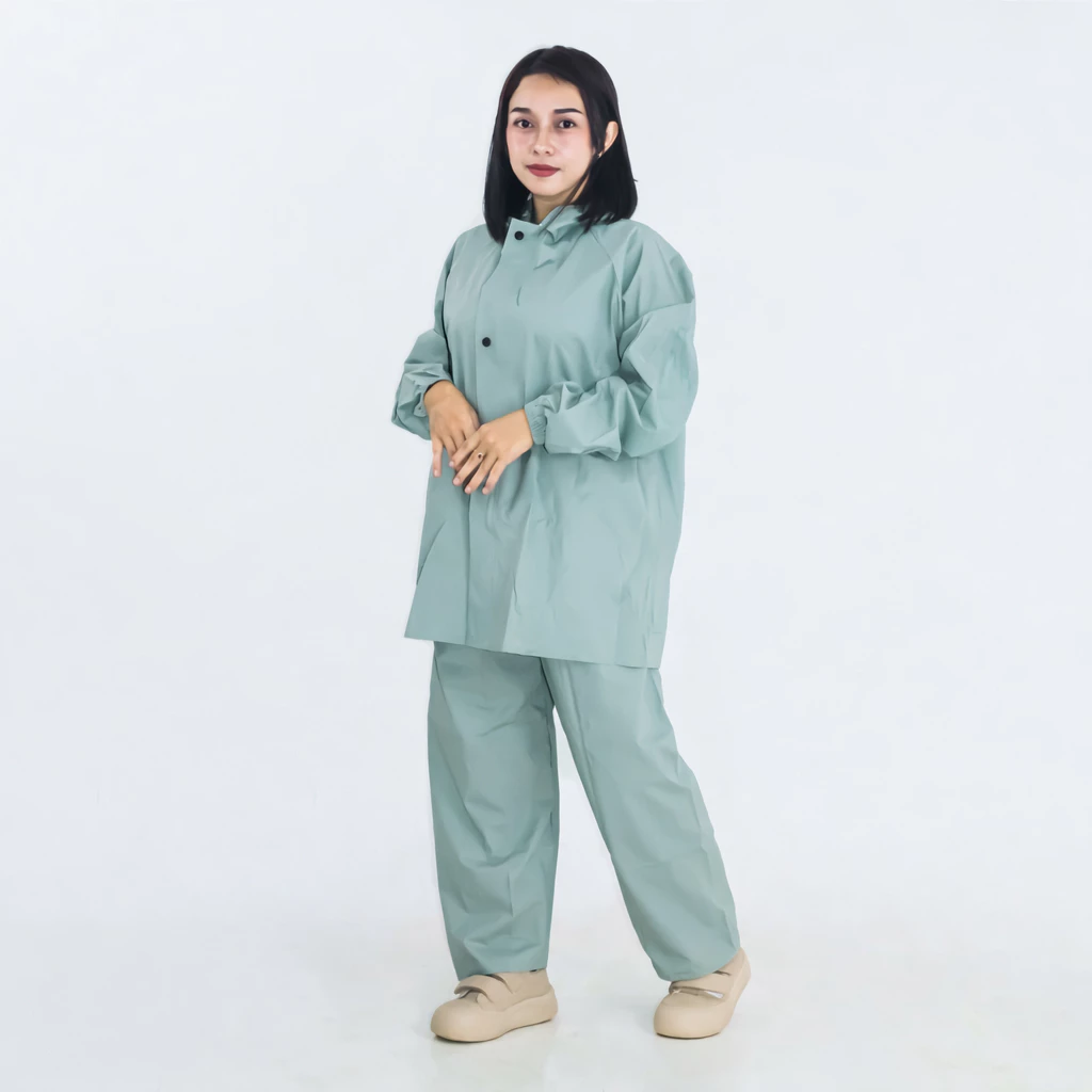 ชุดเสื้อกันฝนผู้ใหญ่แบบหนา thumbnail 6