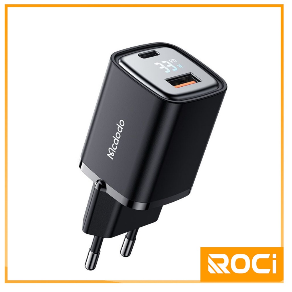 MCDODO 33 วัตต์ Dual Slot Led Display Fast Charging QC 3.0 Adapter