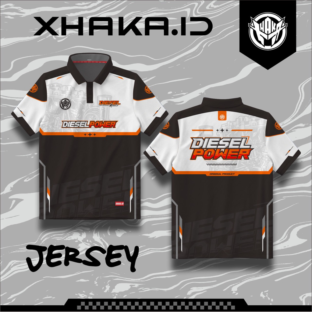 008 Original DIESEL POWER JERSEY XHAKA.ID Apparel คุณภาพระดับพรีเมียมสูง