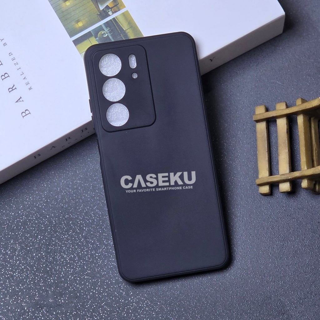 Realme C75X Realme C75 Softcase Macaron Square Black / Case Square Edge Case Realme C75X Realme C75