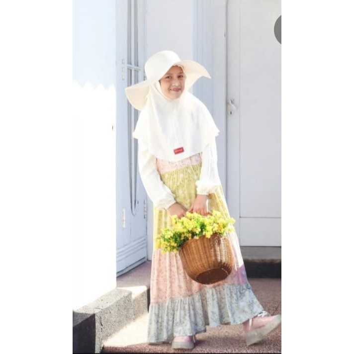 Dannis Collection Abaya Kids D Tier Flowery ไซส์ 0-0, 0, 1, 2, 3, 4, 5, 6, 7, 8, 9, 10, 11, 12