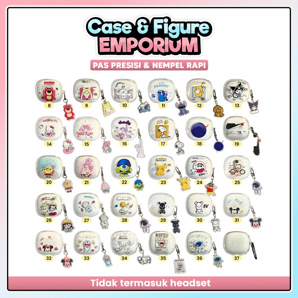 [NC] Soundcore R50i NC Clear Character เคสซิลิคอนอ่อนคุณภาพพรีเมี่ยม