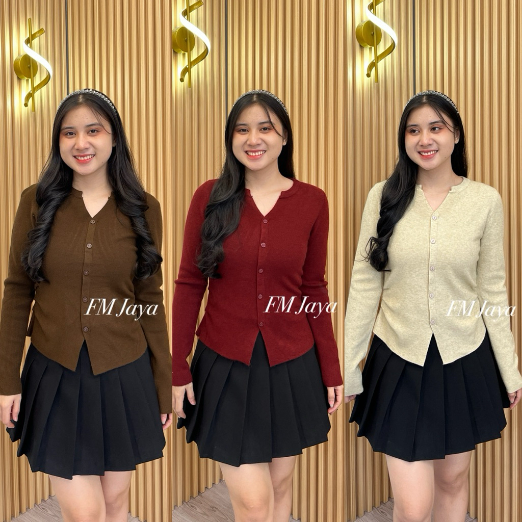 WOMENS KNIT TOP 2511-2 || เสื้อ PREMIUM KNIT || LONG-SLEEVED KNIT TOP || เสื้อถักใหม่ล่าสุด