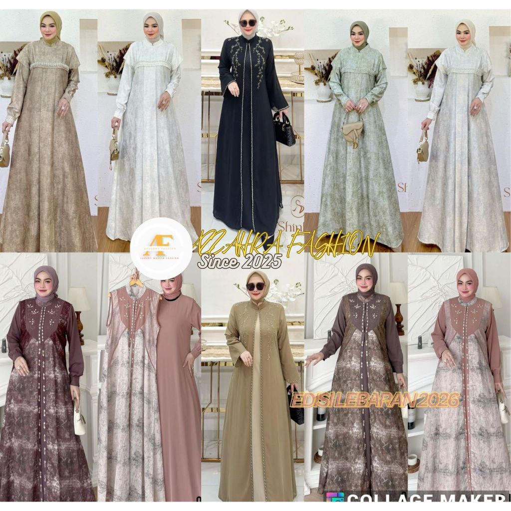 Soraya Dress & Nova Dress, Poppy Dress By Shinbie Elegant Luxurious Gamis // ล่าสุด 2026 Eid Edition