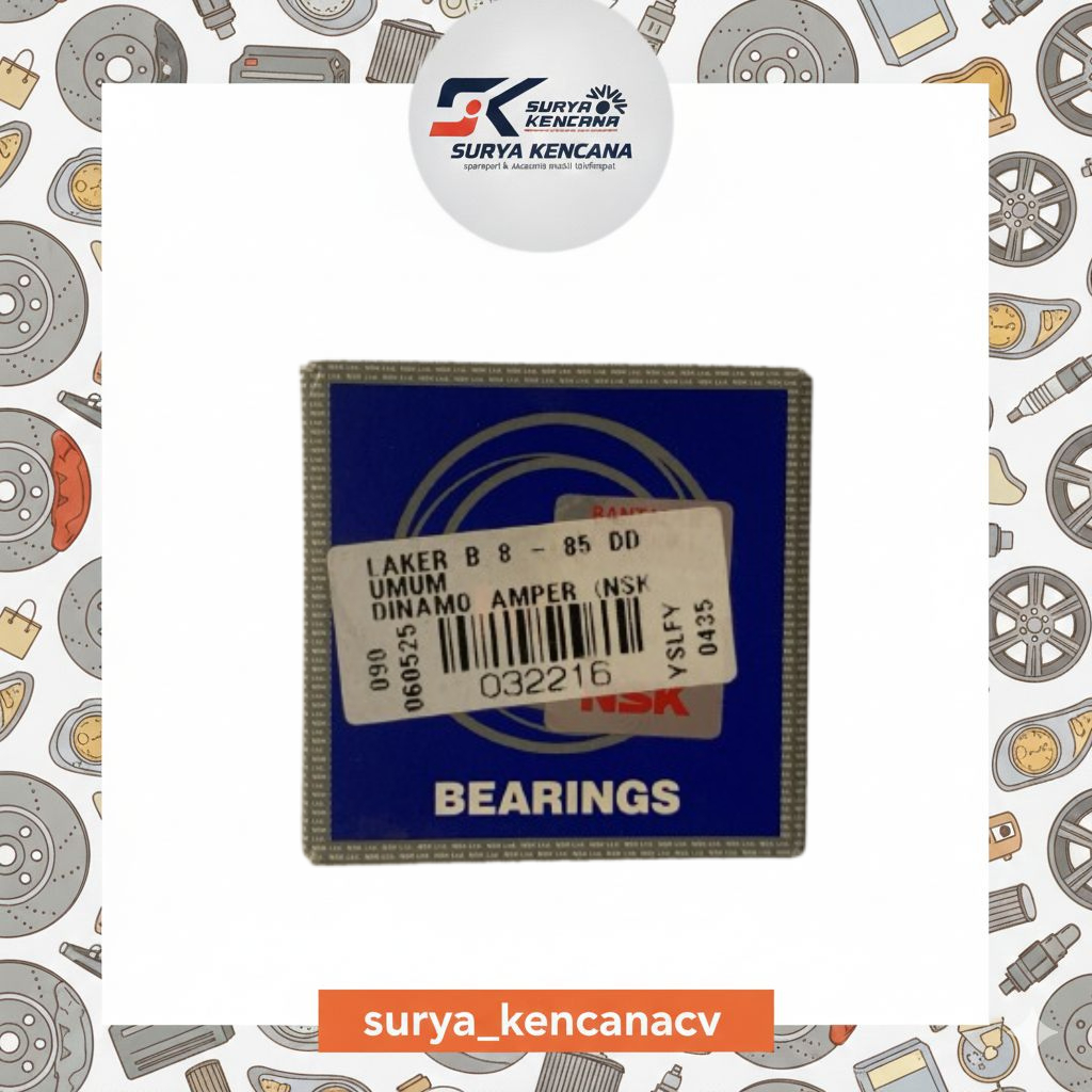LAKER/LAHER/BEARING SC 8437 LL/B-8-85 2RS ทั่วไปต้นฉบับ NSK JP 032216