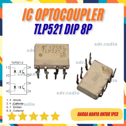 521 TLP521-2 P521-2 tlp521-2 p521-2 จุ่ม 8pin Optocoupler Photocoupler