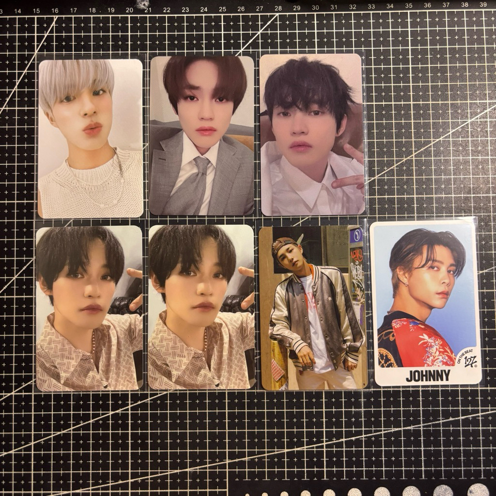 PC PHOTOCARD NCT DREAM 127 RENJUN CONCEPT ISTJ, JOHNNY TC WALK CREW CHARACTER CARD, JENO SG24, CHENL