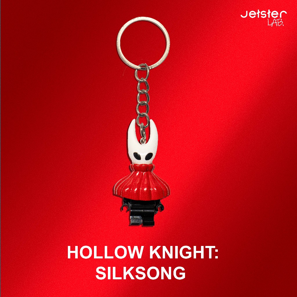 GANTUNGAN Jetster Lab พวงกุญแจ Hollow Knight Silksong พวงกุญแจรูปเกม