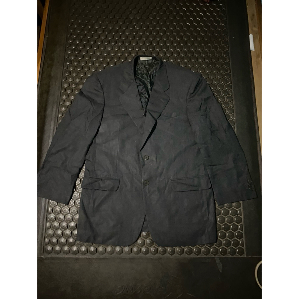 BLAZER JAS LUXURY ERMENEGILDO ZEGNA COLLARB ARTHUR DIXON DARK GREY LUXURY BRANDED