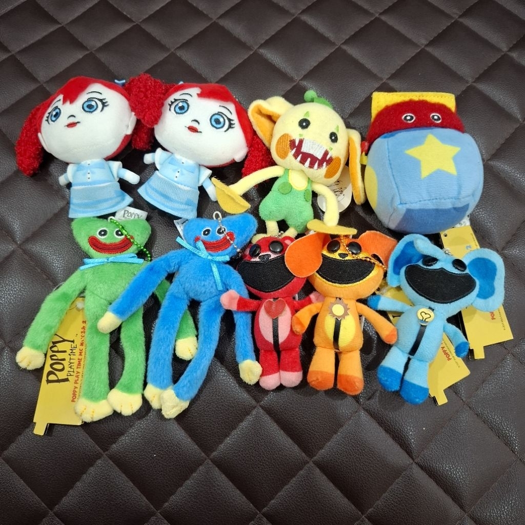 GANTUNGAN [หายาก] boncheri.id พวงกุญแจตุ๊กตาขนาดเล็กเกมสยองขวัญ Poppy Playtime Original / Original Poppy Playtime เกมตุ๊กตาพวงกุญแจ