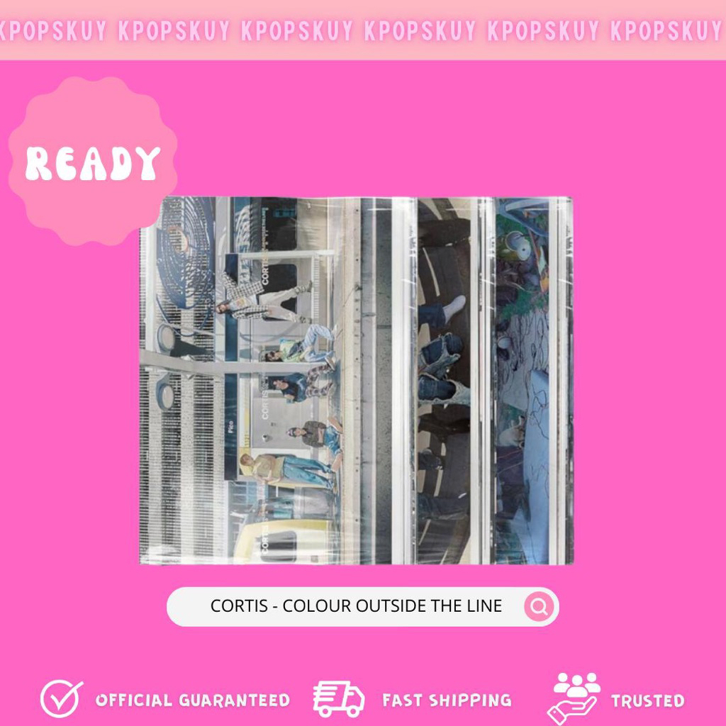(ของขวัญฟรี) CORTIS COLOUR OUTSIDE THE LINE PHOTOBOOK SEALED SCENE 1 2 3