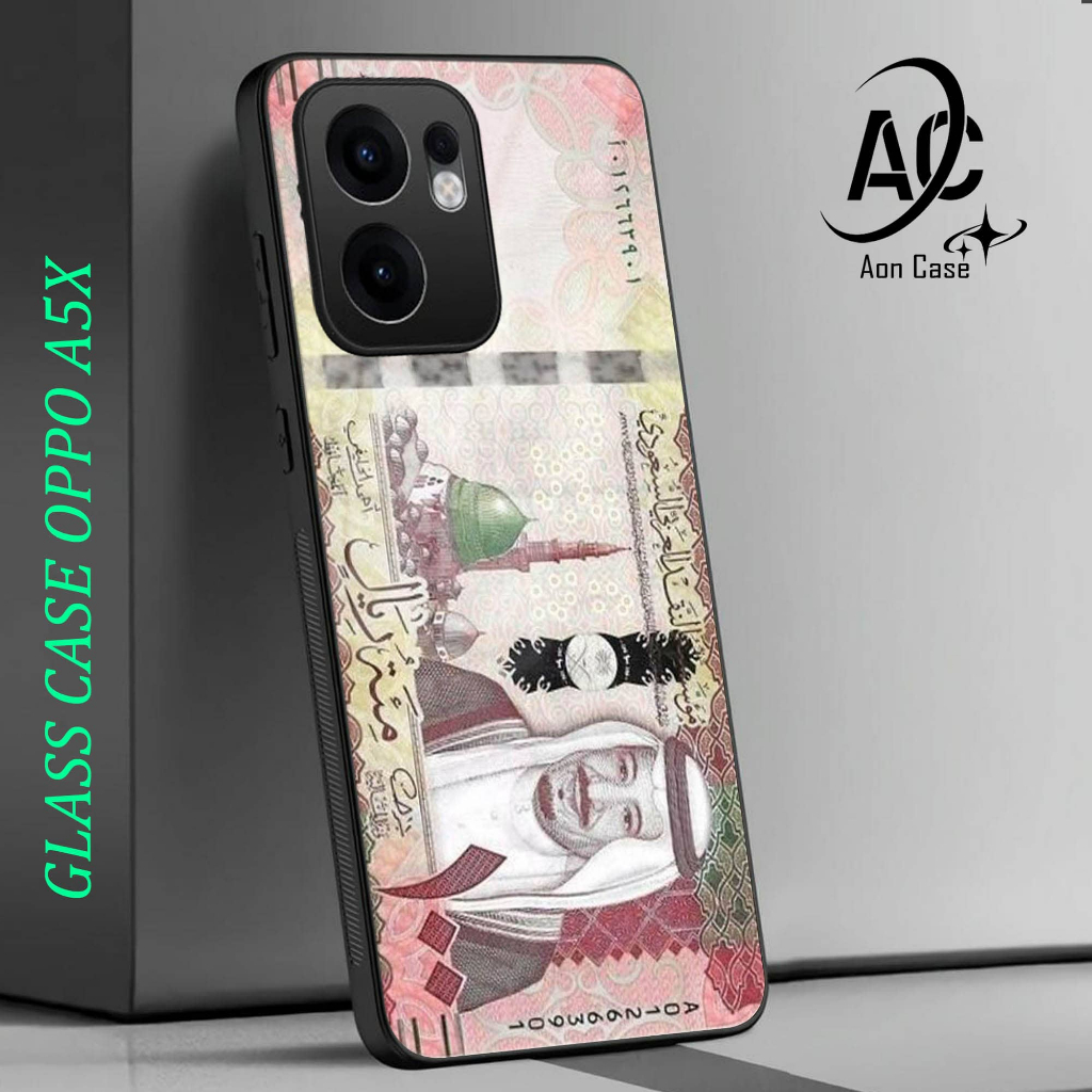 HP SoftCase Glass Kaca - เคสโทรศัพท์ OPPO A5X - T68 - เก็บเงินปลายทาง -