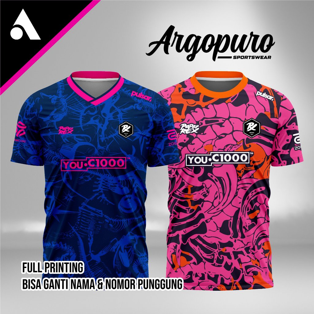 PRX Jersey Paper Rex ล่าสุด 2025 2026 Esports เกมเสื้อยืดการพิมพ์เต็มรูปแบบ