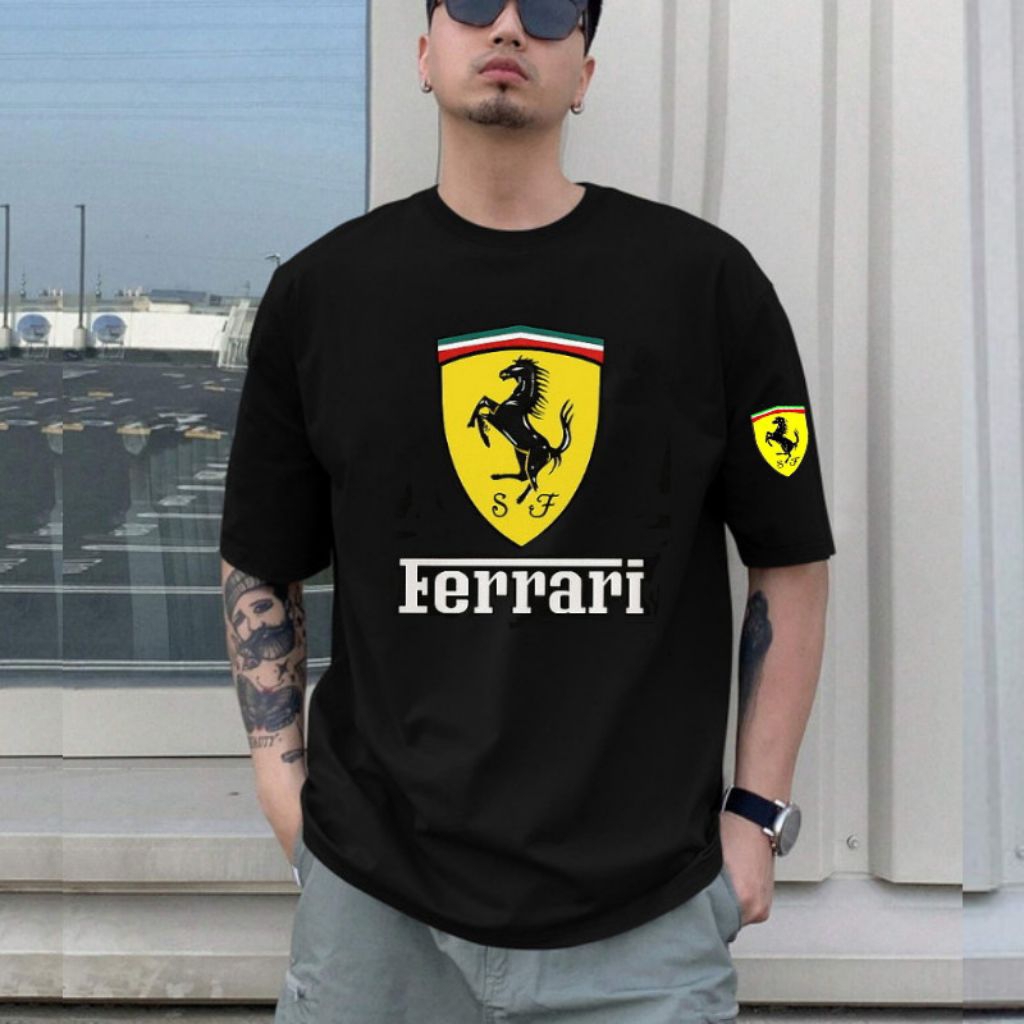 KATUN BIGSIZE DISTRO FERRARI ADULT T-SHIRTS (S-7XL) JUMBO ADULT T-SHIRTS MENS WOMENS CASUAL TSHIRT T