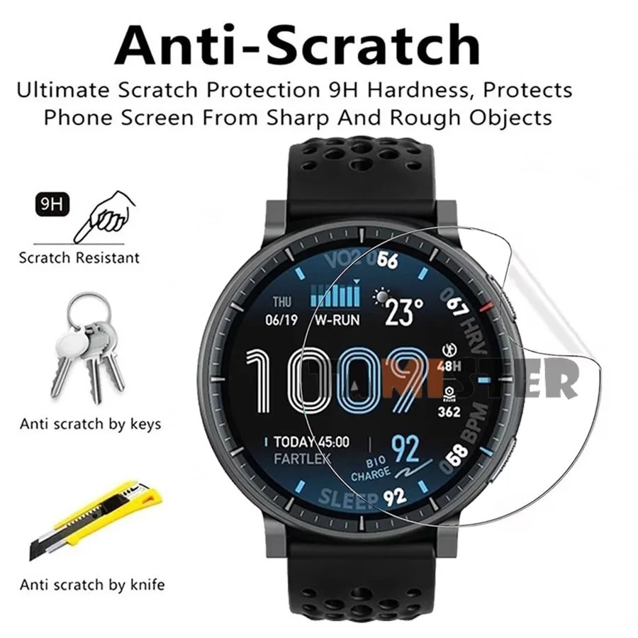 ไฮโดรเจล Suunto Ocean ตัวป้องกันหน้าจอป้องกันรอยขีดข่วน Suunto Ocean Clear Matte Anti-Blue Anti-Spy