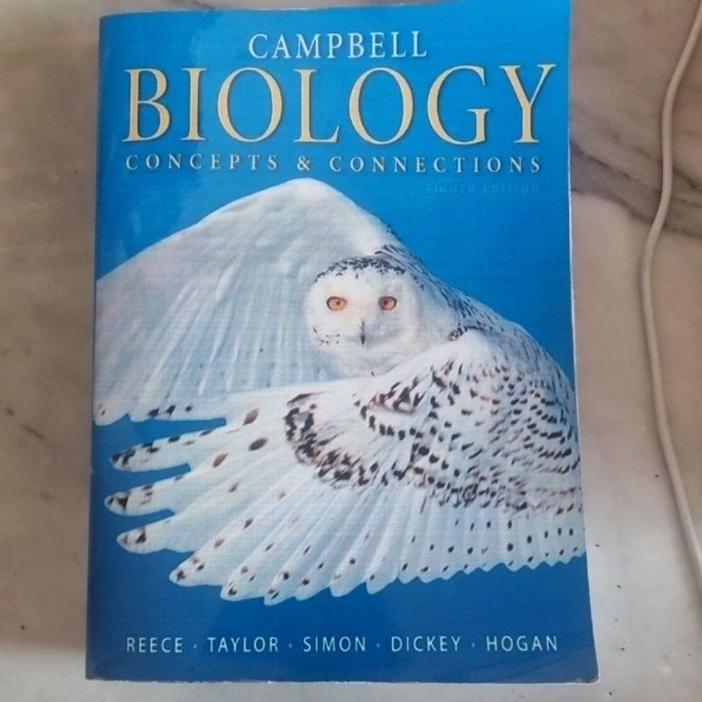 สั่งซื้อล่วงหน้า: Campbell BIOLOGY CONCEPTS & CONNECTIONNS รุ่นที่ 8