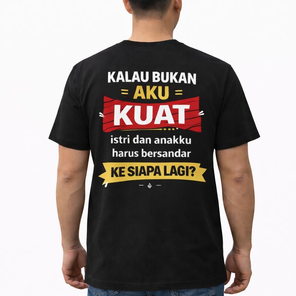 เสื้อยืด IM STRONG, คําคมของสามี, หวีผ้าฝ้าย 24s – เสื้อยืด Distro สําหรับผู้ชายระดับพรีเมียม, เสื้อ