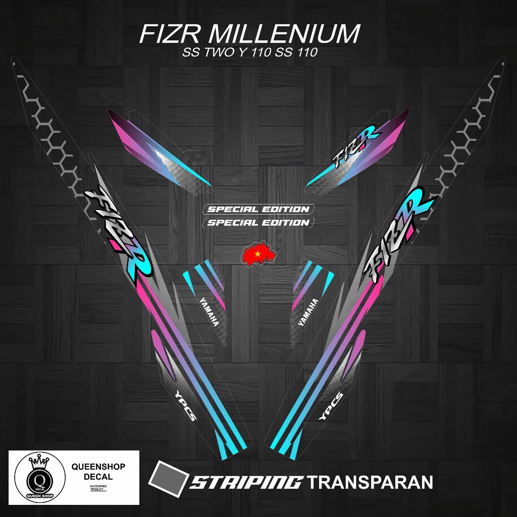 แถบจุดระเบิด UV F1ZR MOTIF 05 / F1ZR สติ๊กเกอร์หลากหลาย / สติ๊กเกอร์ FIZR / Z / SS TWO / TERRANPARAN