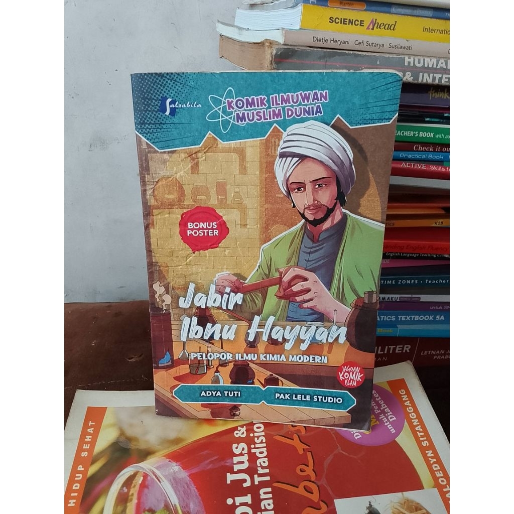 หนังสือการ์ตูนอิสลาม Jabir ibnu Hayyan Pioneer วิทยาศาสตร์เคมีสมัยใหม่