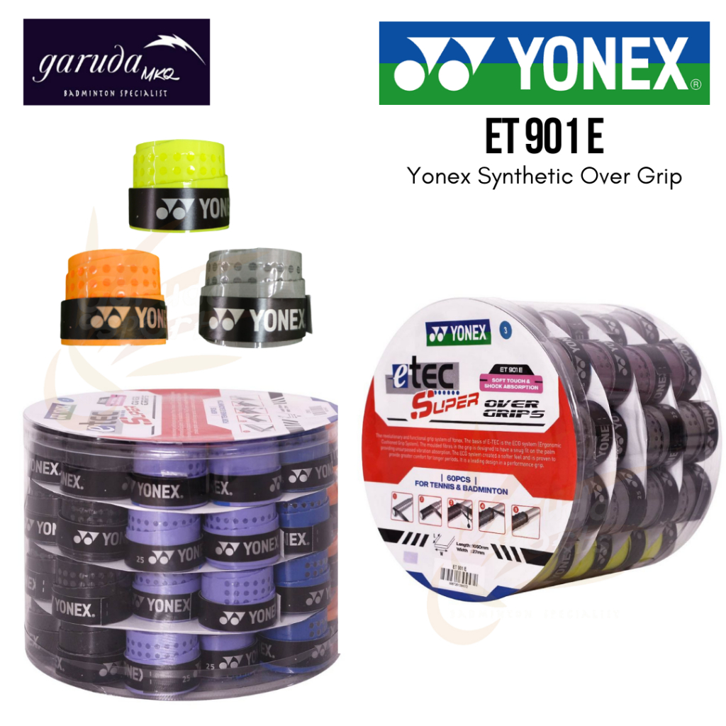 Yonex Tech ET901ES Rubber Grip / Yonex ET 901 E Rubber Grip / YONEX ET 901ES Synthetic Over Grip