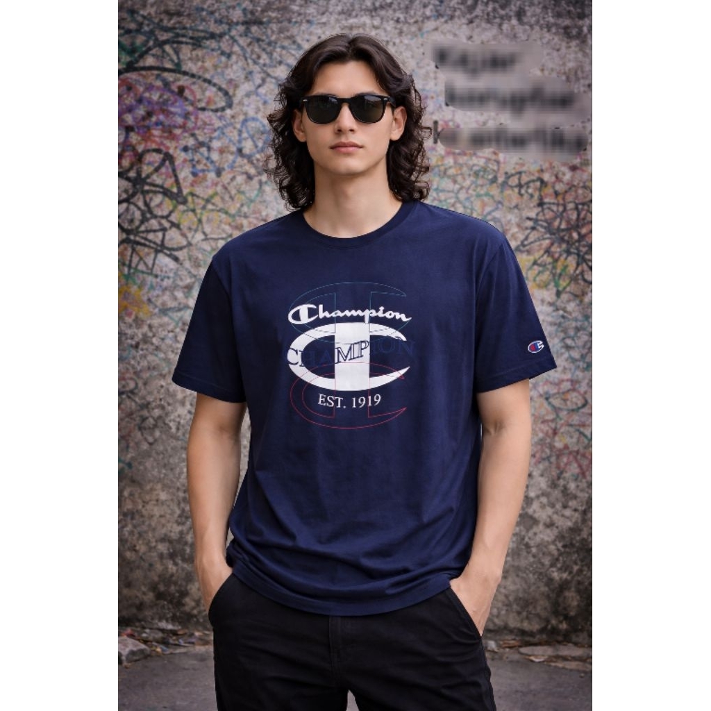 เสื้อยืด C**MPI0N 0R1 ไซส์ L (P75 x W55)