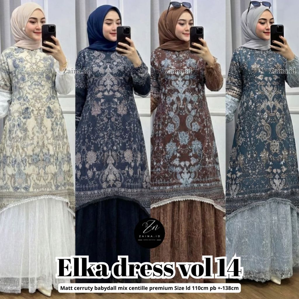 เสื้อผ้าผู้หญิง ELKA DRESS VOL 14 Trend FASHION HQ จาก Zn