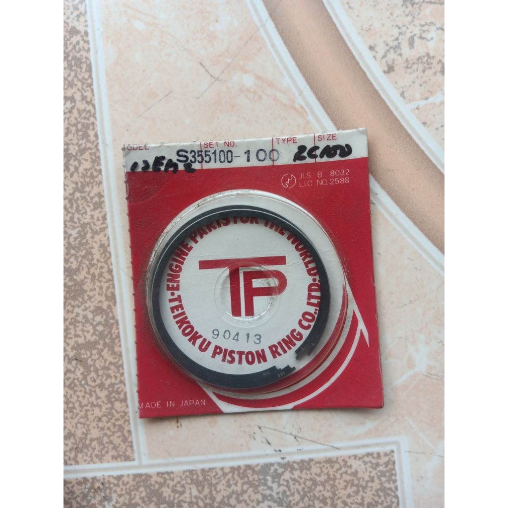 แหวนลูกสูบ แหวนลูกสูบ TP JAPAN suzuki RC100 oversize 100