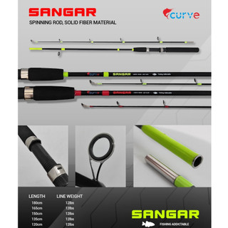 Joran Pancing Sambung Fiber Curve Sangar