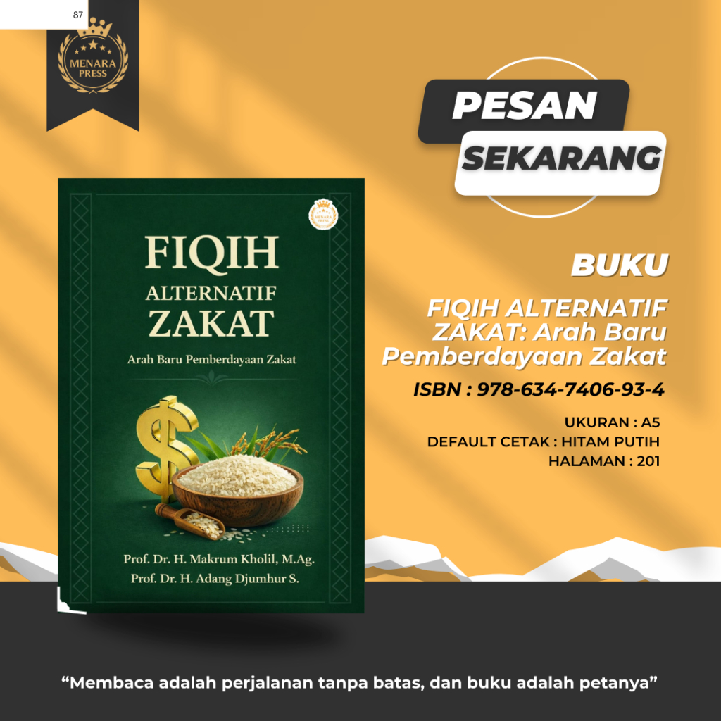 FIQIH ALTERNATIVE ZAKAT: วิธีใหม่ของ Zakat Empowerment