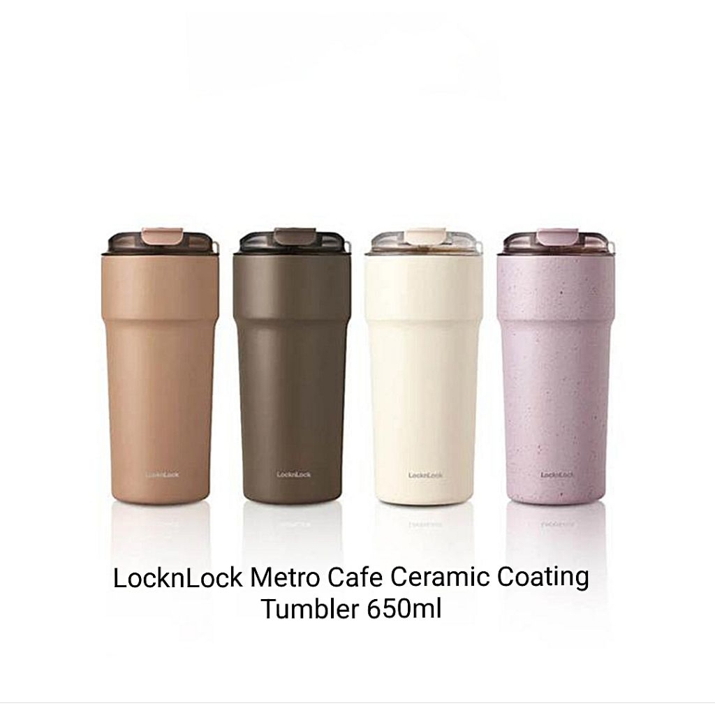 LocknLock Metro Cafe Ceramic Coating Tumbler 650 ml - LHC4359