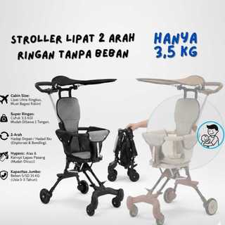 SPM Mommy Jay Magic Stroller Baby Kereta Dorong Lipat 2 Arah Traveling Cabin Size Foldable Sepeda motor dapat dibawa