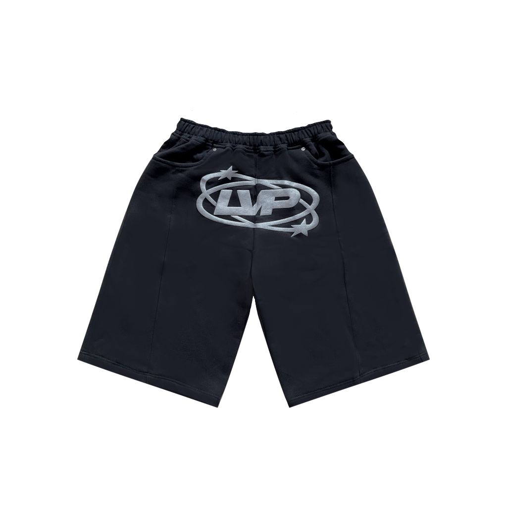 LVP - Sweatpants Jorts - Black Veil