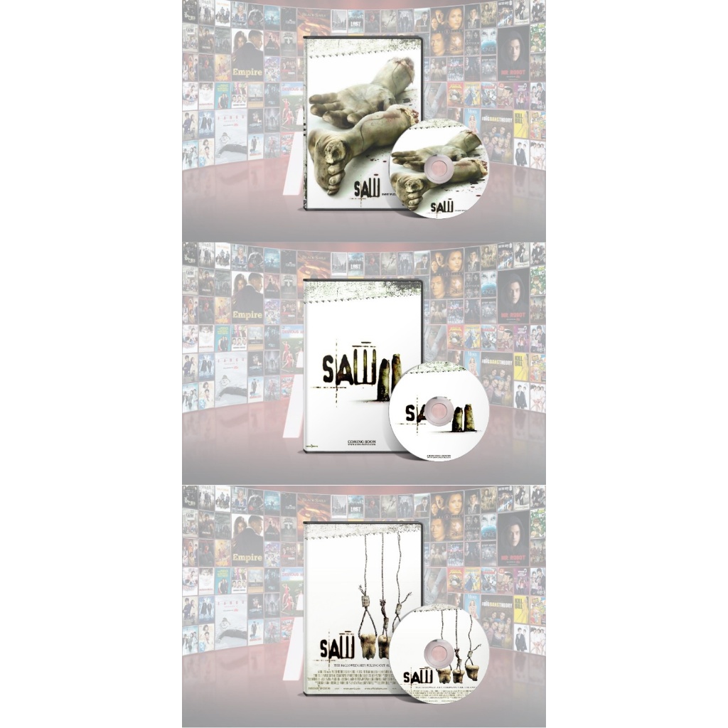 DVD Saw + จิ๊กซอว์ DVD + DVD Spiral From The Book Of Saw (2004-2023)