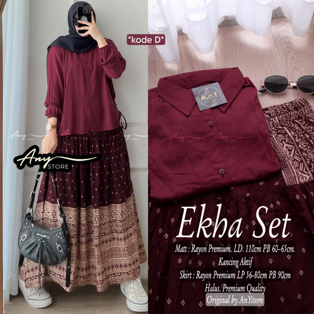 HQ เสื้อผ้าผู้หญิง EKHA SET จาก AnY FASHION STORE