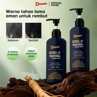 Bubble hair color - Hair Coloring Shampoo Penghitam Rambut Uban Donan Pewarna Rambut Herbal Tanpa Alergi Semir  Rambut cat rambut tanpa bleaching  Kapasitas besar 200ML