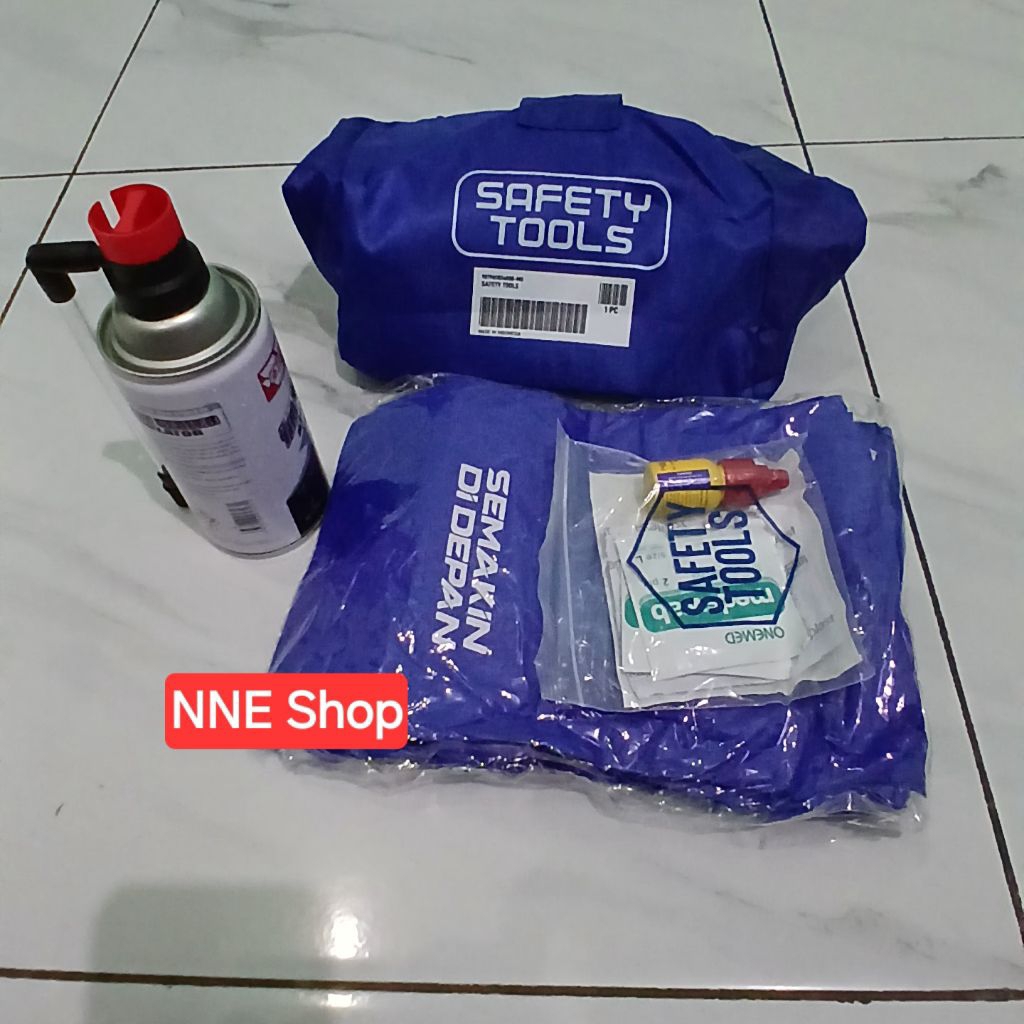 1 SET SAFETY TOLL YAMAHA (RAINCOAT + TUBE + P3K + BAG)