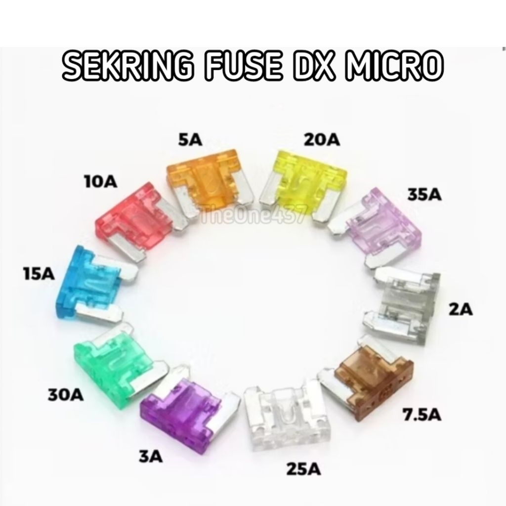 DX Micro Car Motorcycle Fuse / Safe and Trusted DX Micro Car Motorcycle Fuse / Micro Plug Fuse / Mic