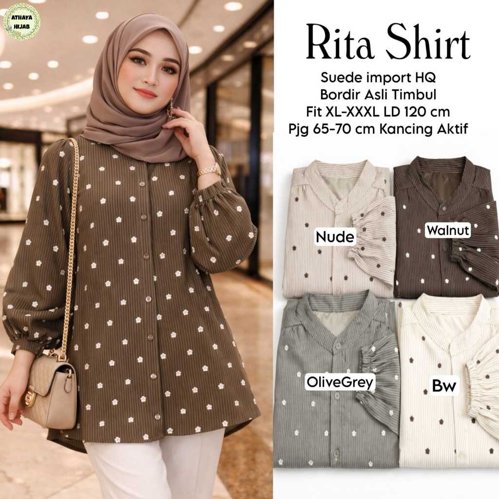 เสื้อผ้าผู้หญิง HQ RITA SHIRT จาก AtHAYA FASHION STORE