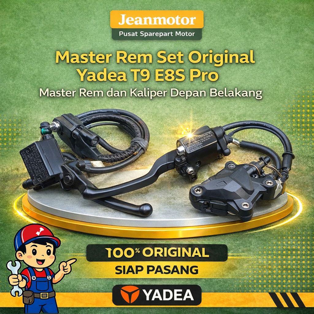 ชุดเบรกหลักคาลิปเปอร์หน้าและหลัง Yadea T9 E8S Pro ดั้งเดิม